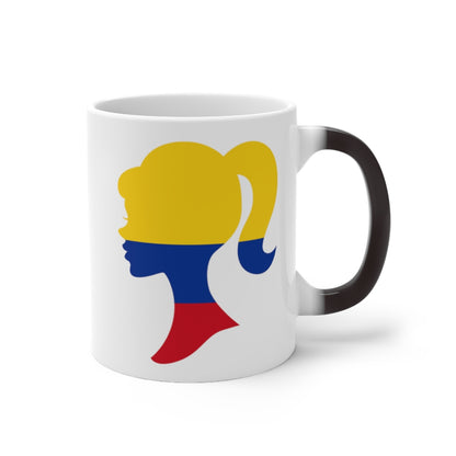 Colombia Girl Color Changing Mug
