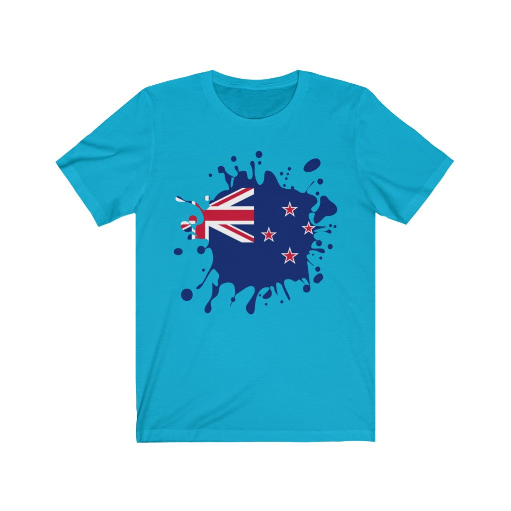 New Zealand Splat Flag Premium Tee - Unisex