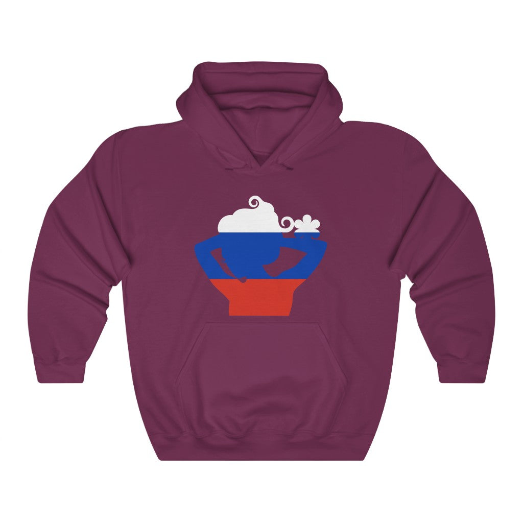 Russia Lady Flag Hoodie Sweatshirt - Unisex