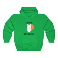 Ireland Heart Flag Hoodie Sweatshirt 1 - Unisex