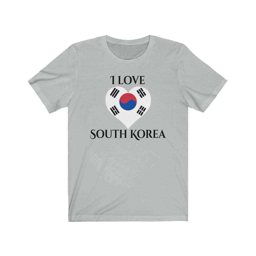 South Korea Heart Flag Premium Tee 1 - Unisex