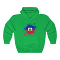 Haiti Splat Flag Hoodie Sweatshirt - Unisex