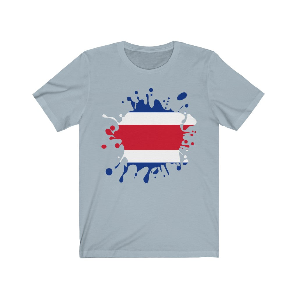 Costa Rica Splat Flag Premium Tee - Unisex