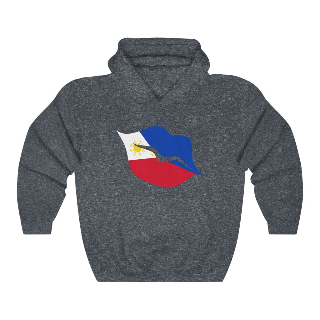 Philippines Lips Flag Hoodie Sweatshirt - Unisex