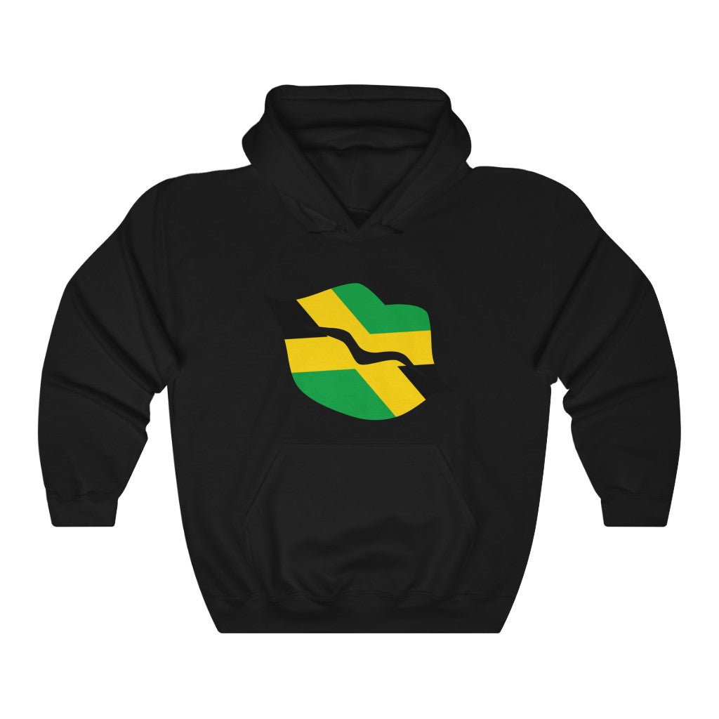 Jamaica Lips Flag Hoodie Sweatshirt - Unisex