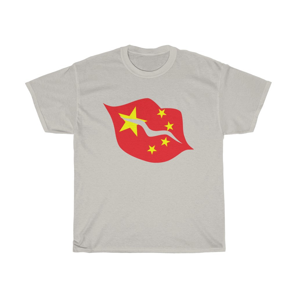 China Lips Flag Standard Tee - Unisex