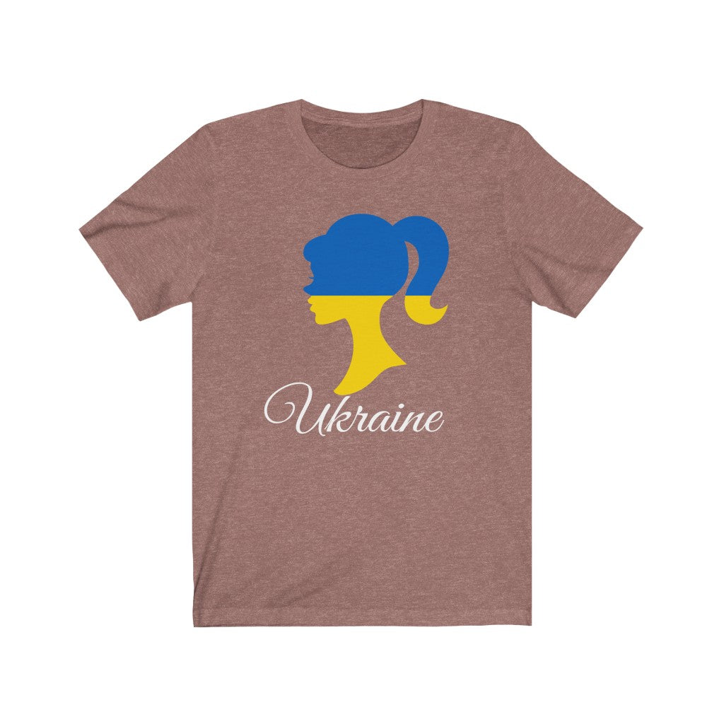 Ukraine Girl Flag Premium Tee 2 - Unisex