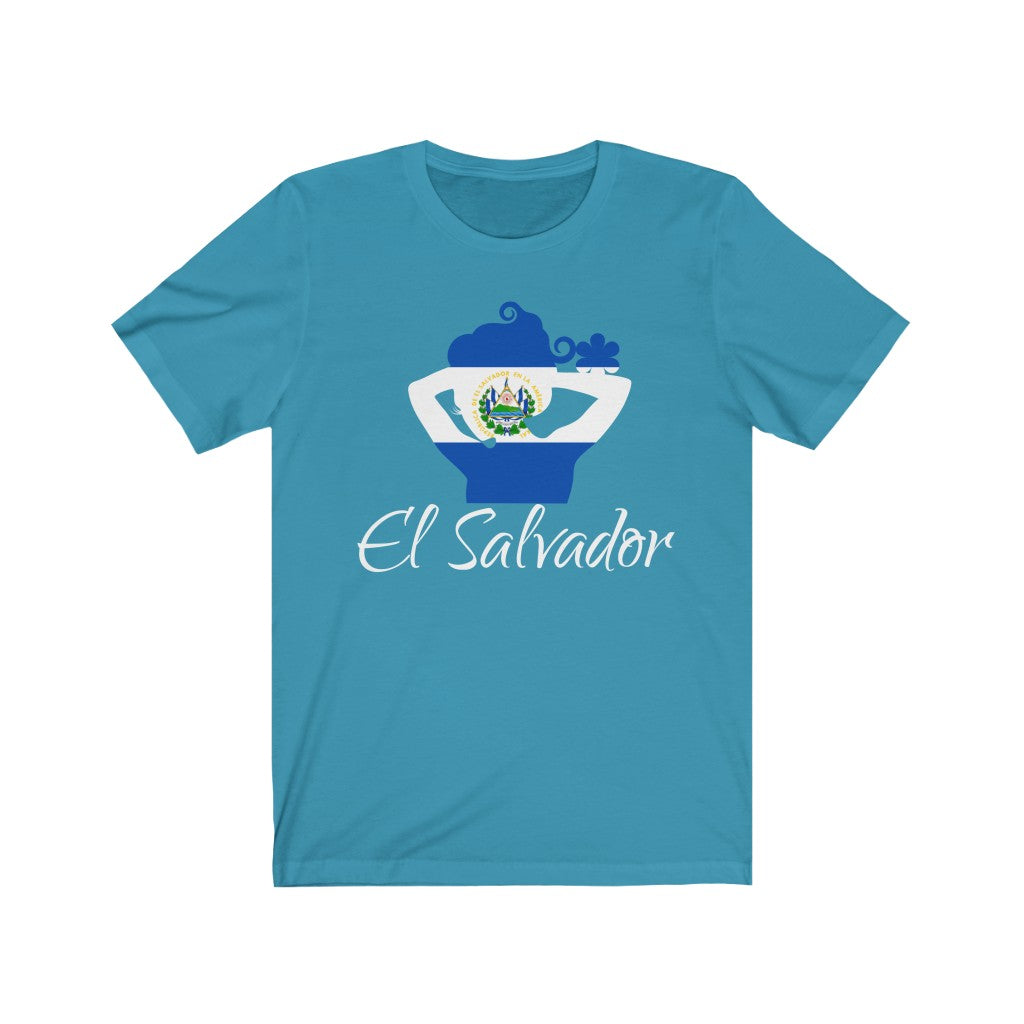 El Salvador Lady Flag Premium Tee 2 - Unisex