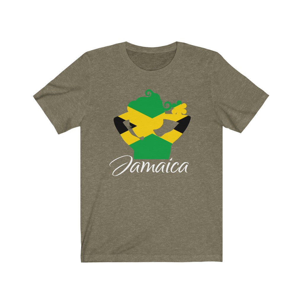 Jamaica Lady Flag Premium Tee 2 - Unisex