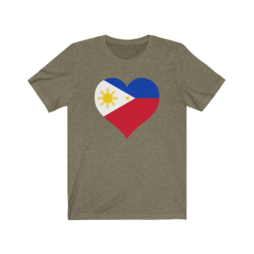 Philippines Heart Flag Premium Tee - Unisex