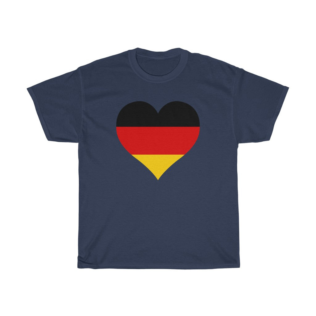 Germany Heart Flag Standard Tee - Unisex
