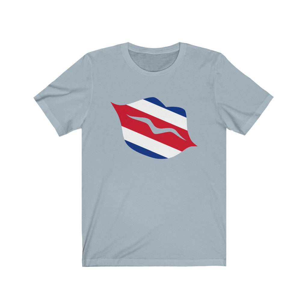 Costa Rica Lips Flag Premium Tee - Unisex