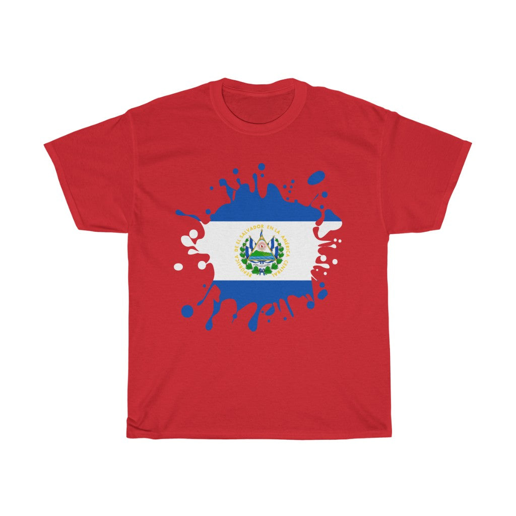 El Salvador Splat Flag Standard Tee - Unisex
