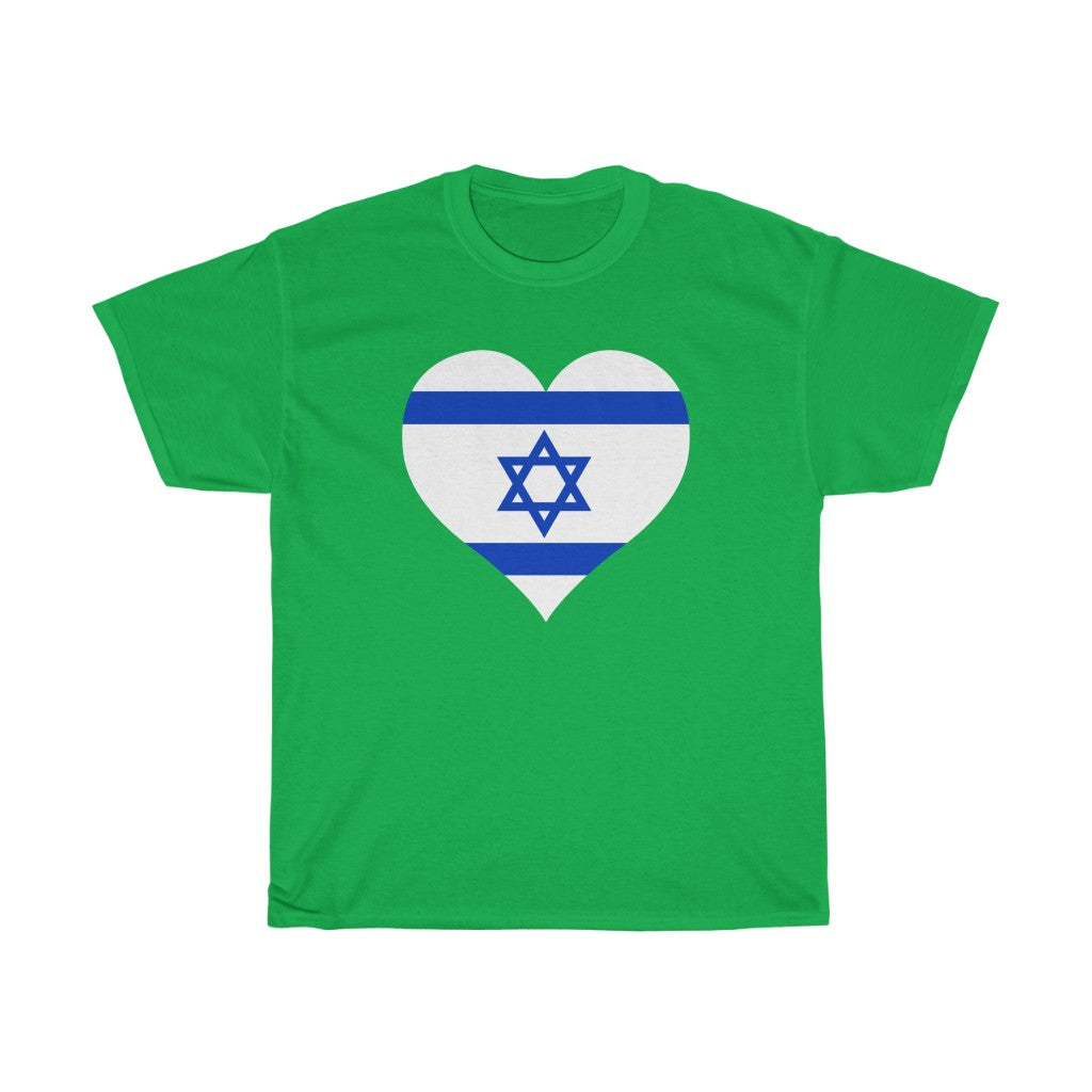Israel Heart Flag Standard Tee - Unisex