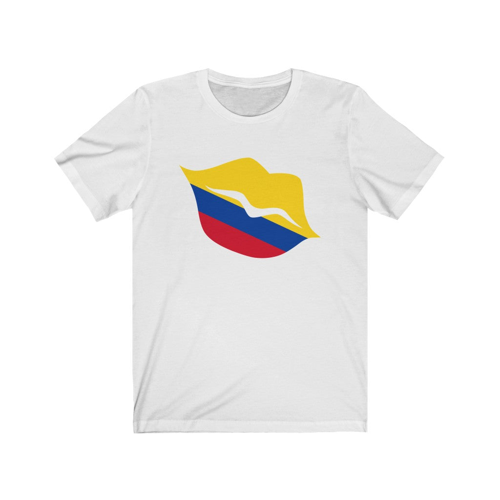 Colombia Lips Flag Premium Tee - Unisex