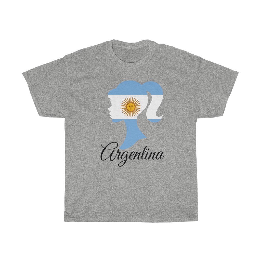 Argentina Girl Flag Standard Tee 1 - Unisex
