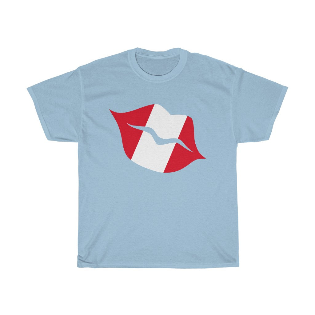 Peru Lips Flag Standard Tee - Unisex