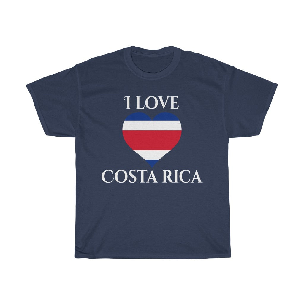Costa Rica Heart Flag Standard Tee 2 - Unisex