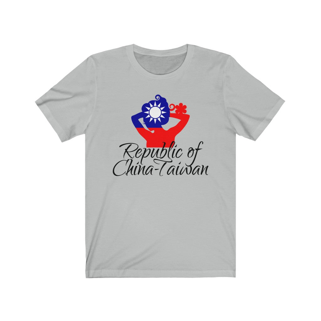 Republic of China - Taiwan Lady Flag Premium Tee 1 - Unisex