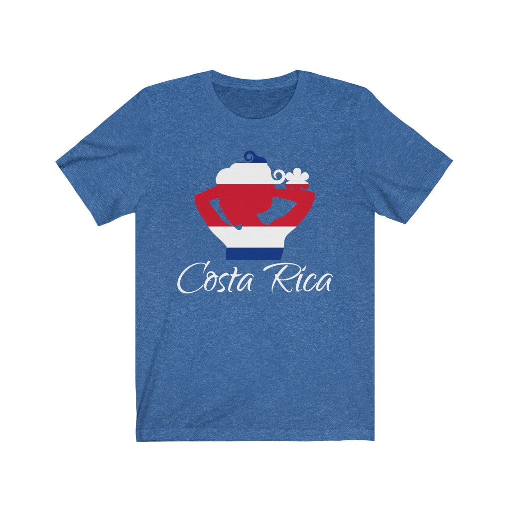 Costa Rica Lady Flag Premium Tee 2 - Unisex
