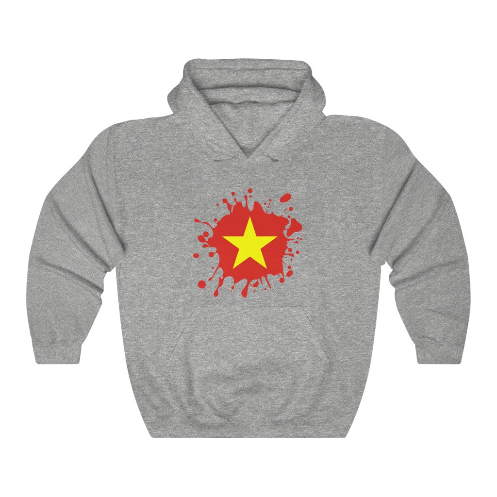 Vietnam Splat Flag Hoodie Sweatshirt - Unisex