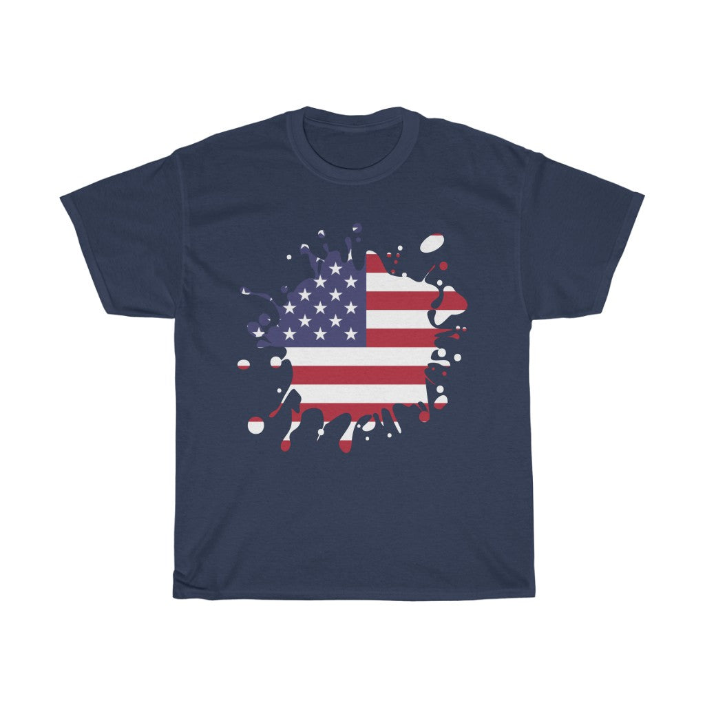 United States of America Splat Flag Standard Tee - Unisex