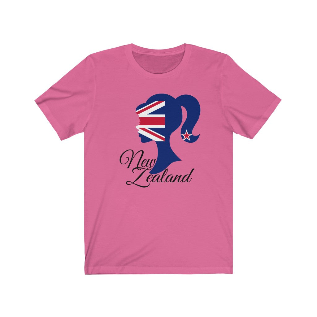 New Zealand Girl Flag Premium Tee 1 - Unisex