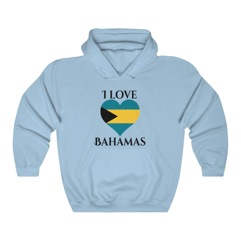 Bahamas Heart Hoodie Sweatshirt 1 - Unisex