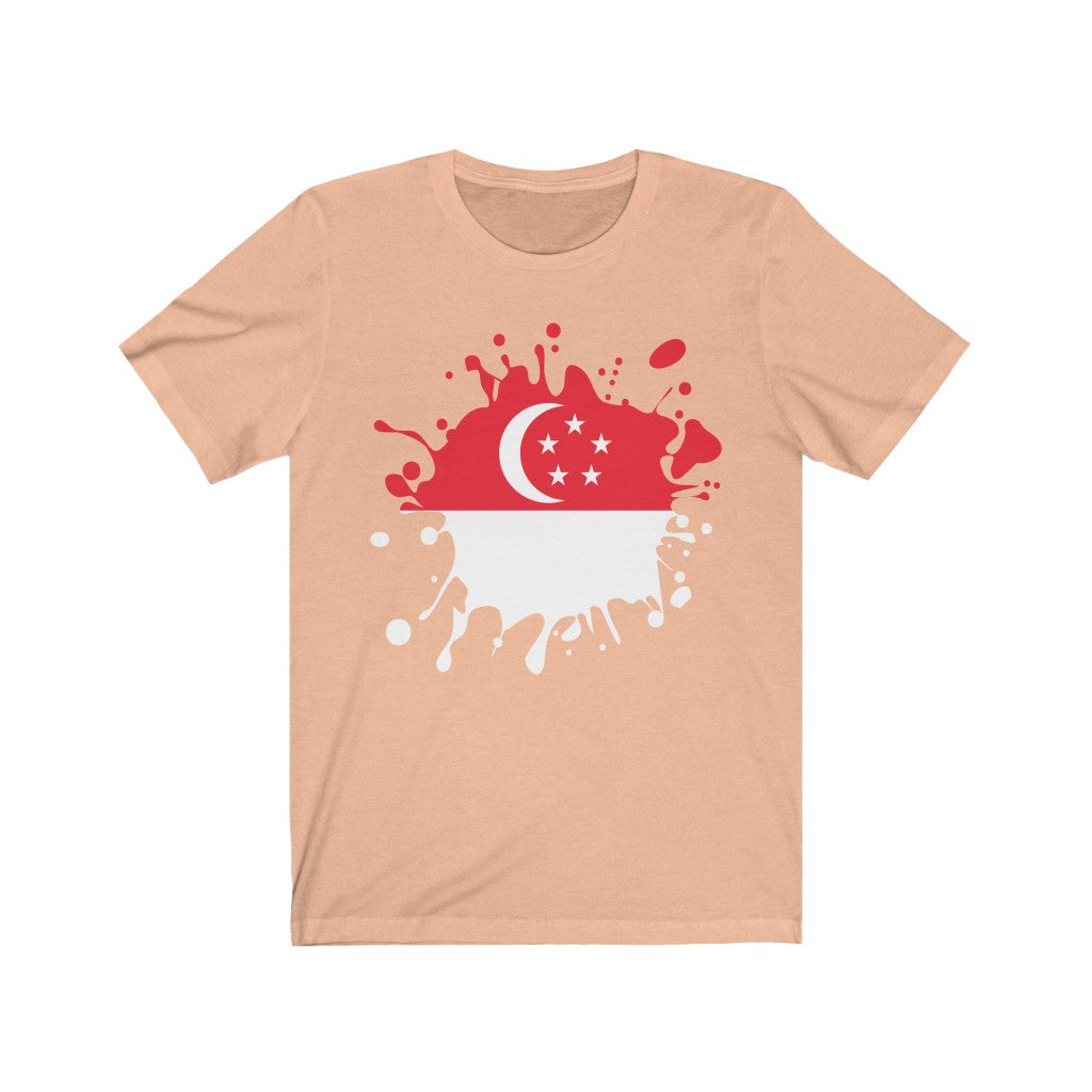 Singapore Splat Flag Premium Tee - Unisex