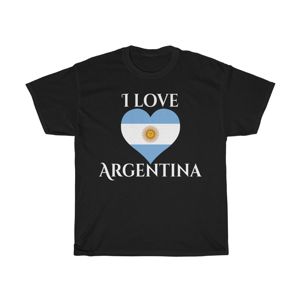 Argentina Heart Flag Standard Tee 2 - Unisex