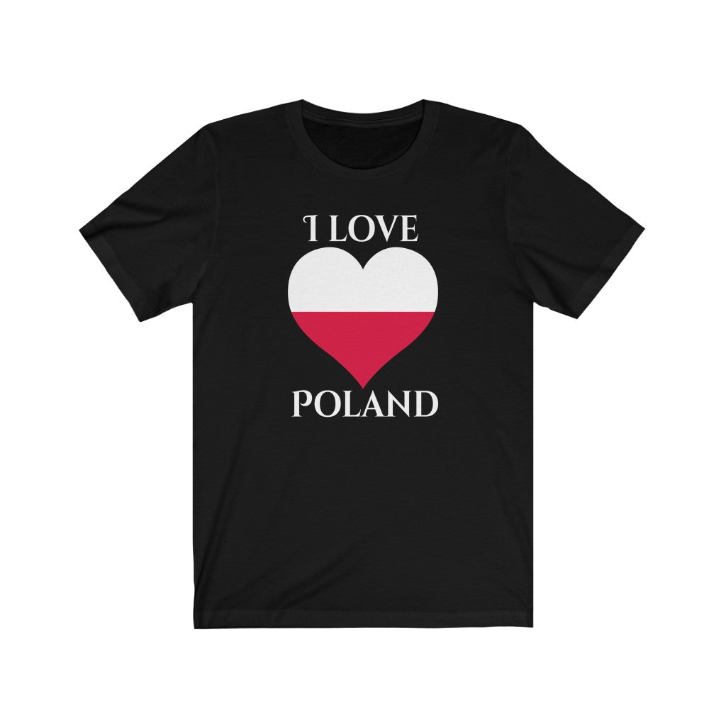 Poland Heart Flag Premium Tee 2 - Unisex