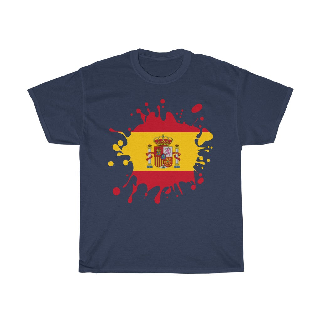 Spain Splat Flag Standard Tee - Unisex