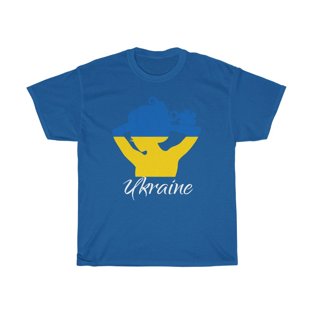 Ukraine Lady Flag Standard Tee 2 - Unisex
