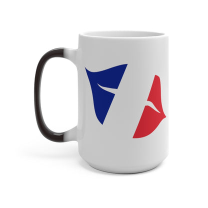 France Lips Color Changing Mug