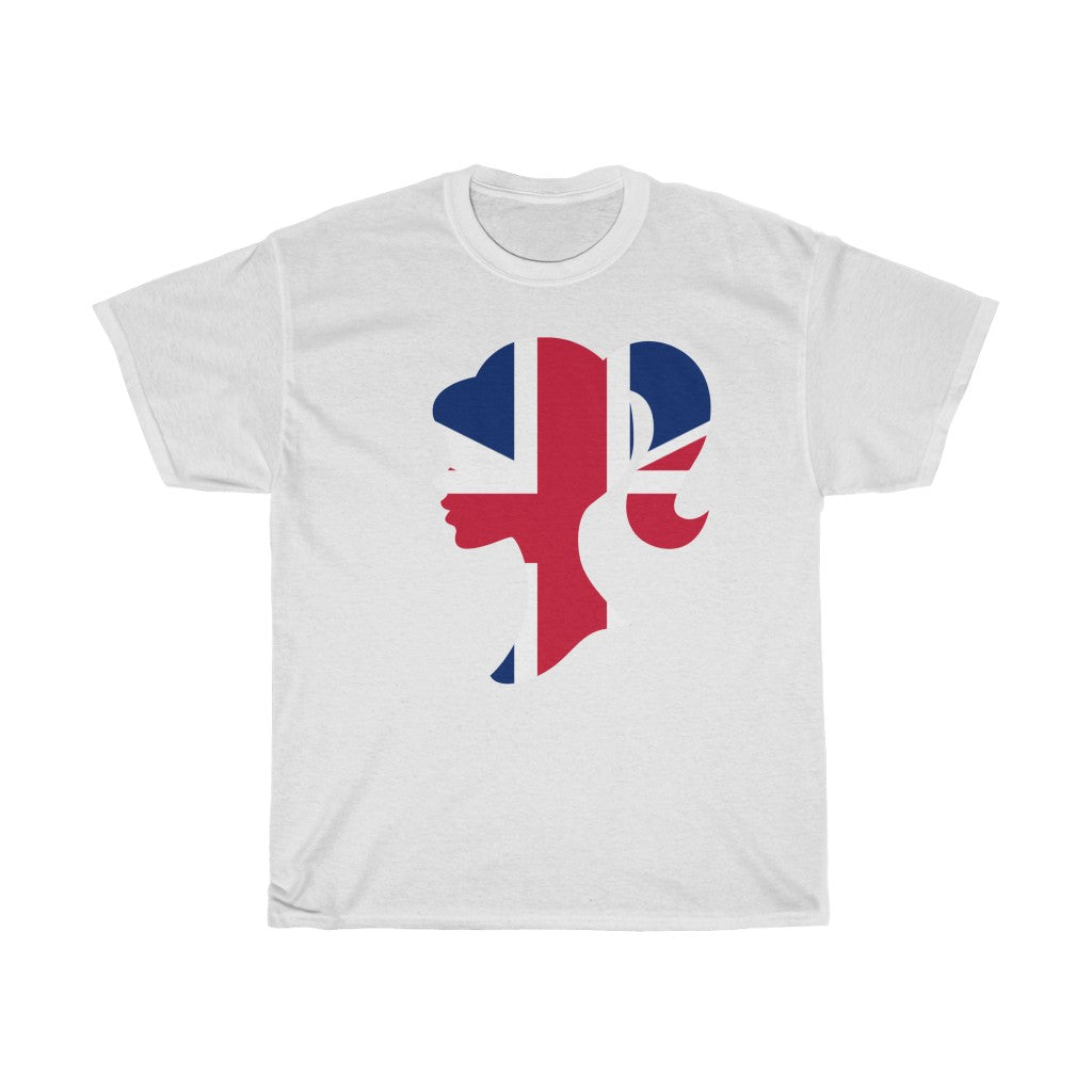 United Kingdom Girl Flag Standard Tee - Unisex