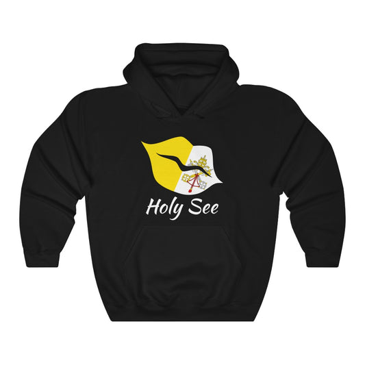Holy See Lips Flag Hoodie Sweatshirt 2 - Unisex