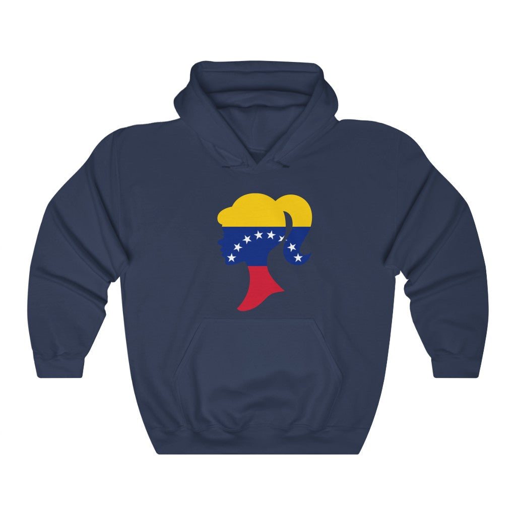 Venezuela Girl Flag Hoodie Sweatshirt - Unisex