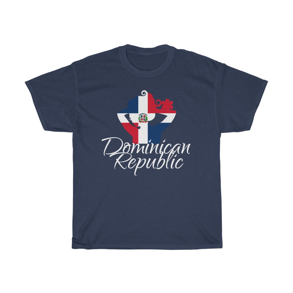 Dominican Republic Lady Flag Standard Tee 4 - Unisex
