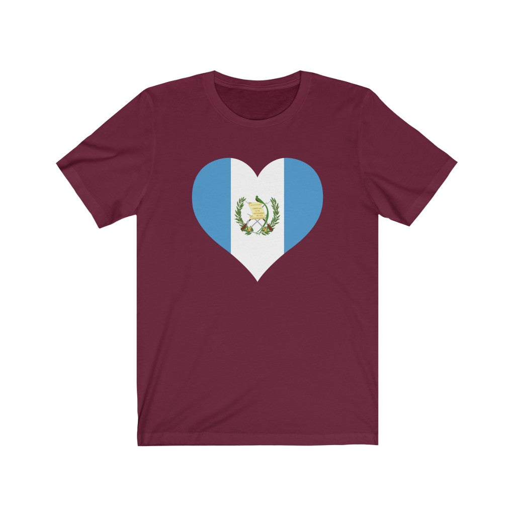 Guatemala  Heart Flag Premium Tee - Unisex