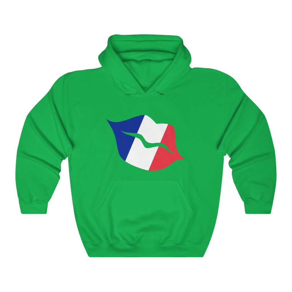 France Lips Flag Hoodie Sweatshirt - Unisex