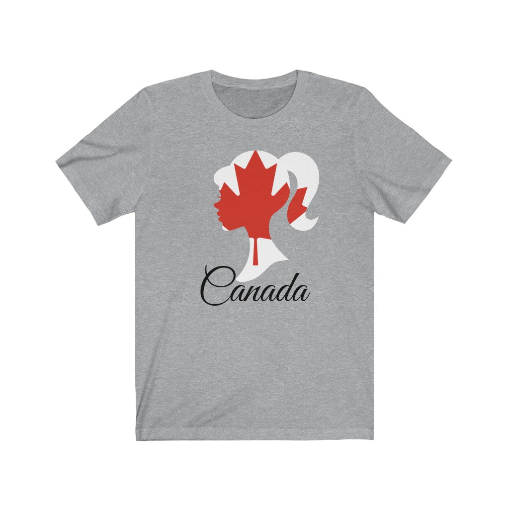 Canada Girl Flag Premium Tee 1 - Unisex