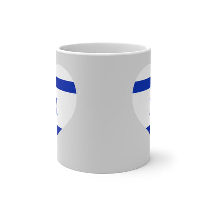 Israel Heart Color Changing Mug