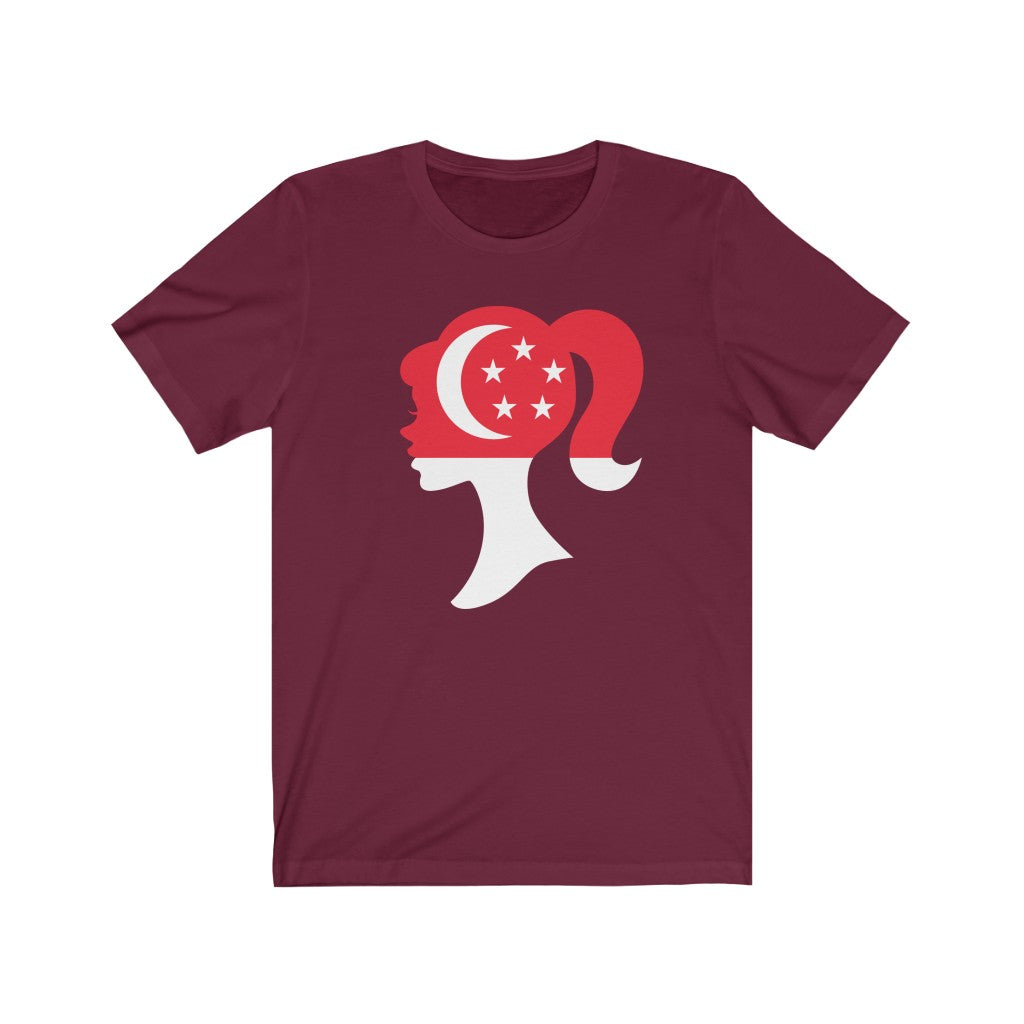 Singapore Girl Flag Premium Tee - Unisex