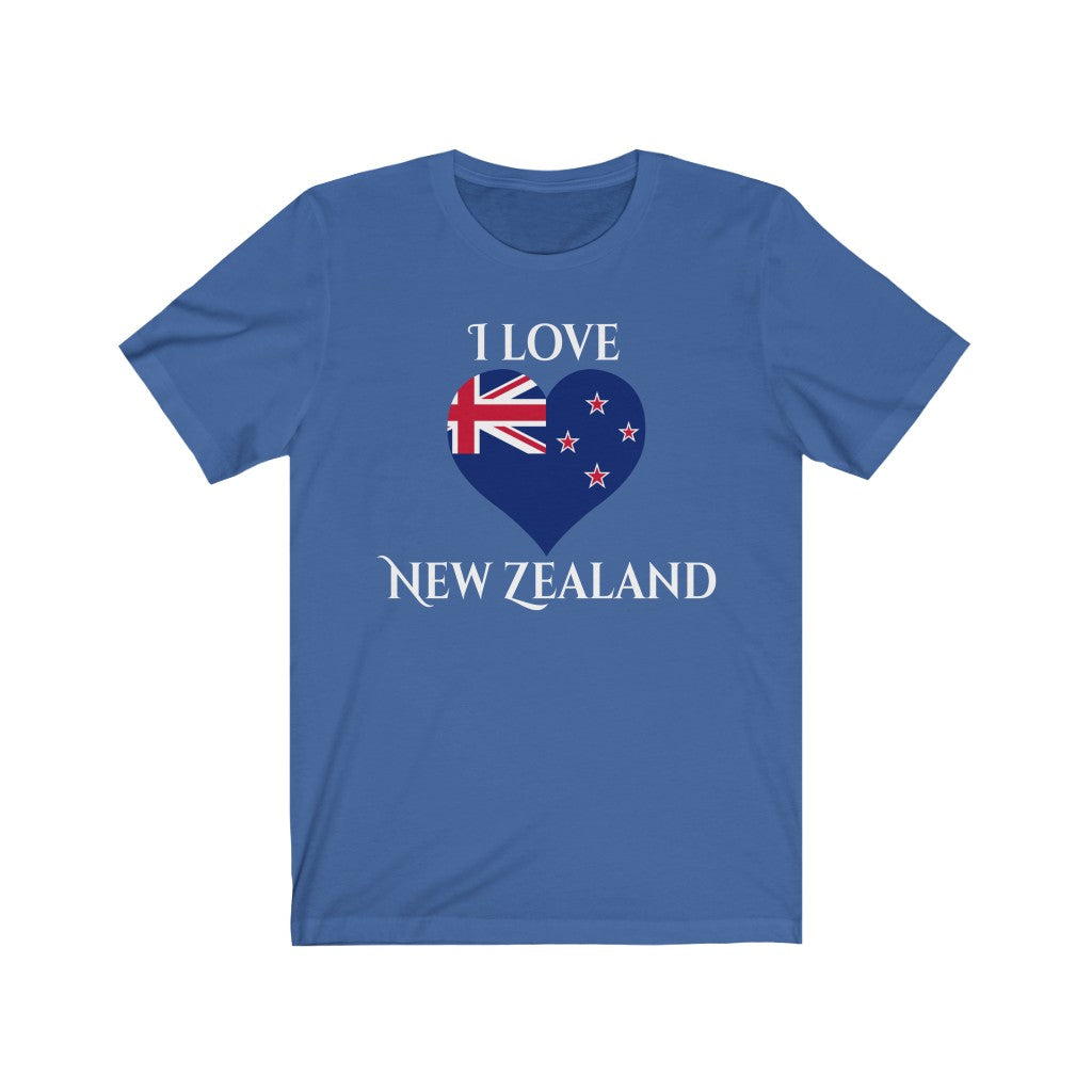 New Zealand Heart Flag Premium Tee 2 - Unisex