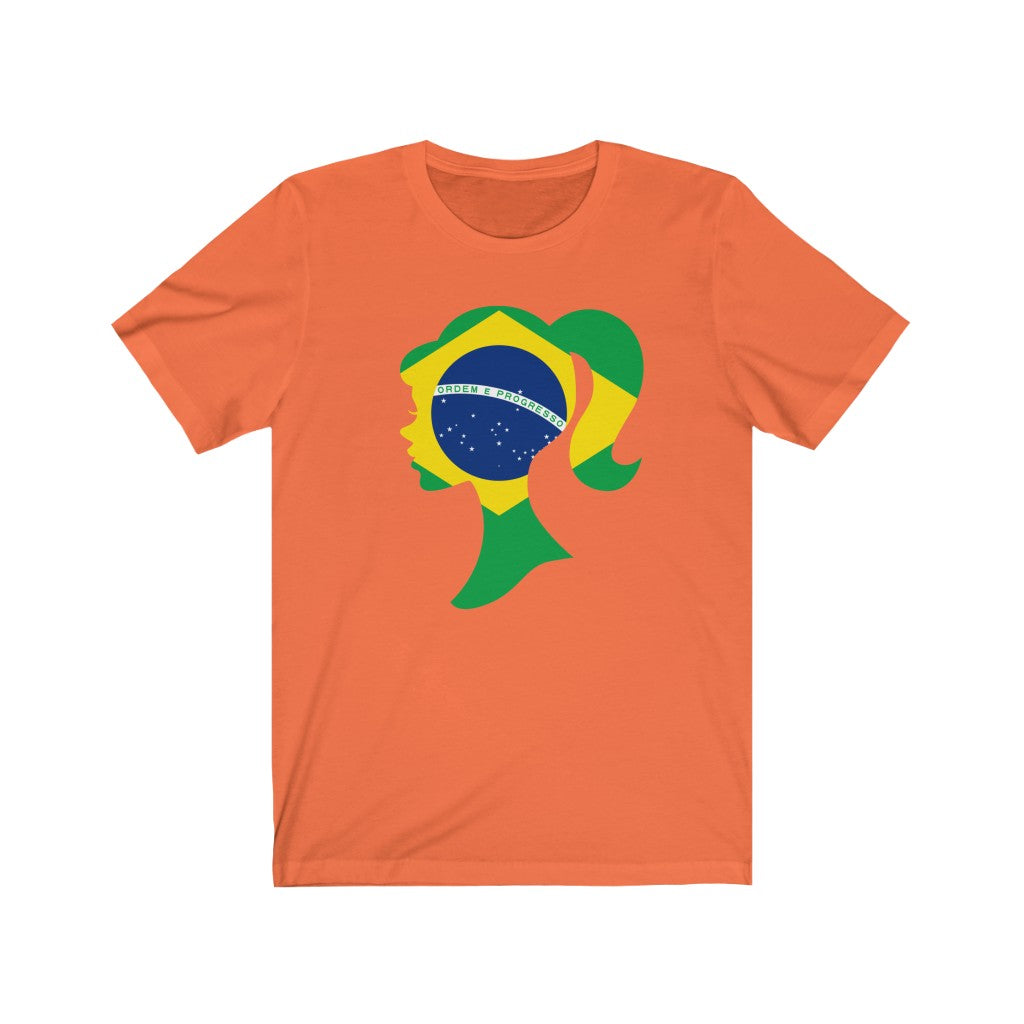 Brazil Girl Flag Premium Tee - Unisex