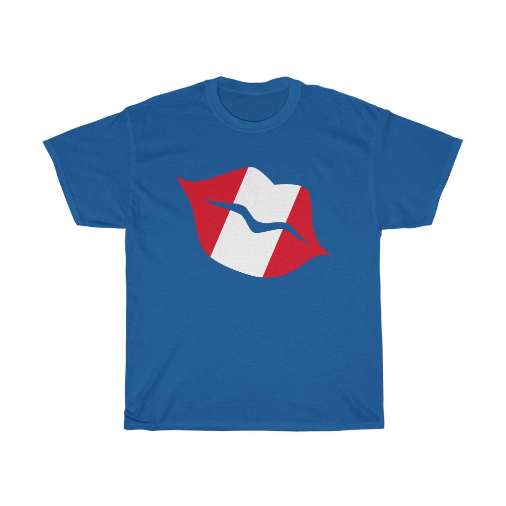 Peru Lips Flag Standard Tee - Unisex