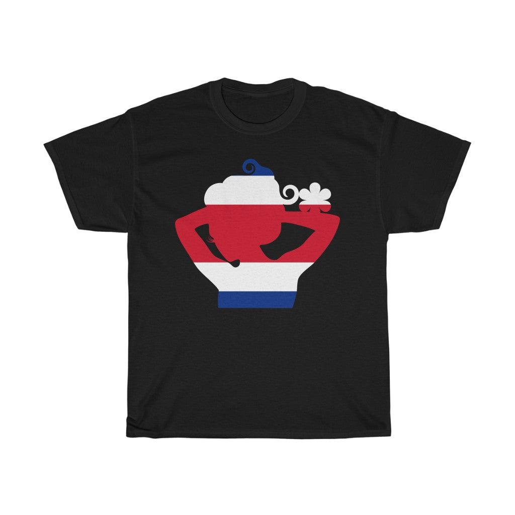 Costa Rica Lady Flag Standard Tee - Unisex