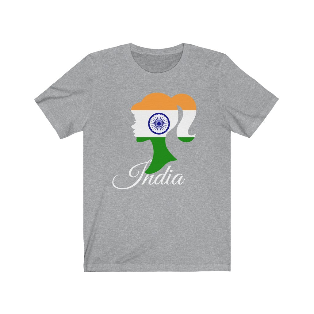 India Girl Flag Premium Tee 2 - Unisex