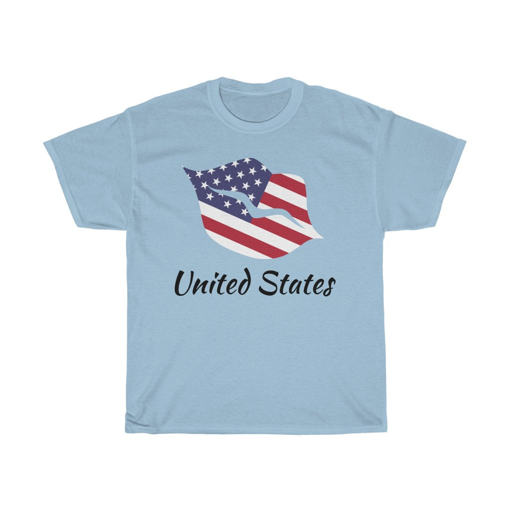United States of America Lips Flag Standard Tee 1 - Unisex
