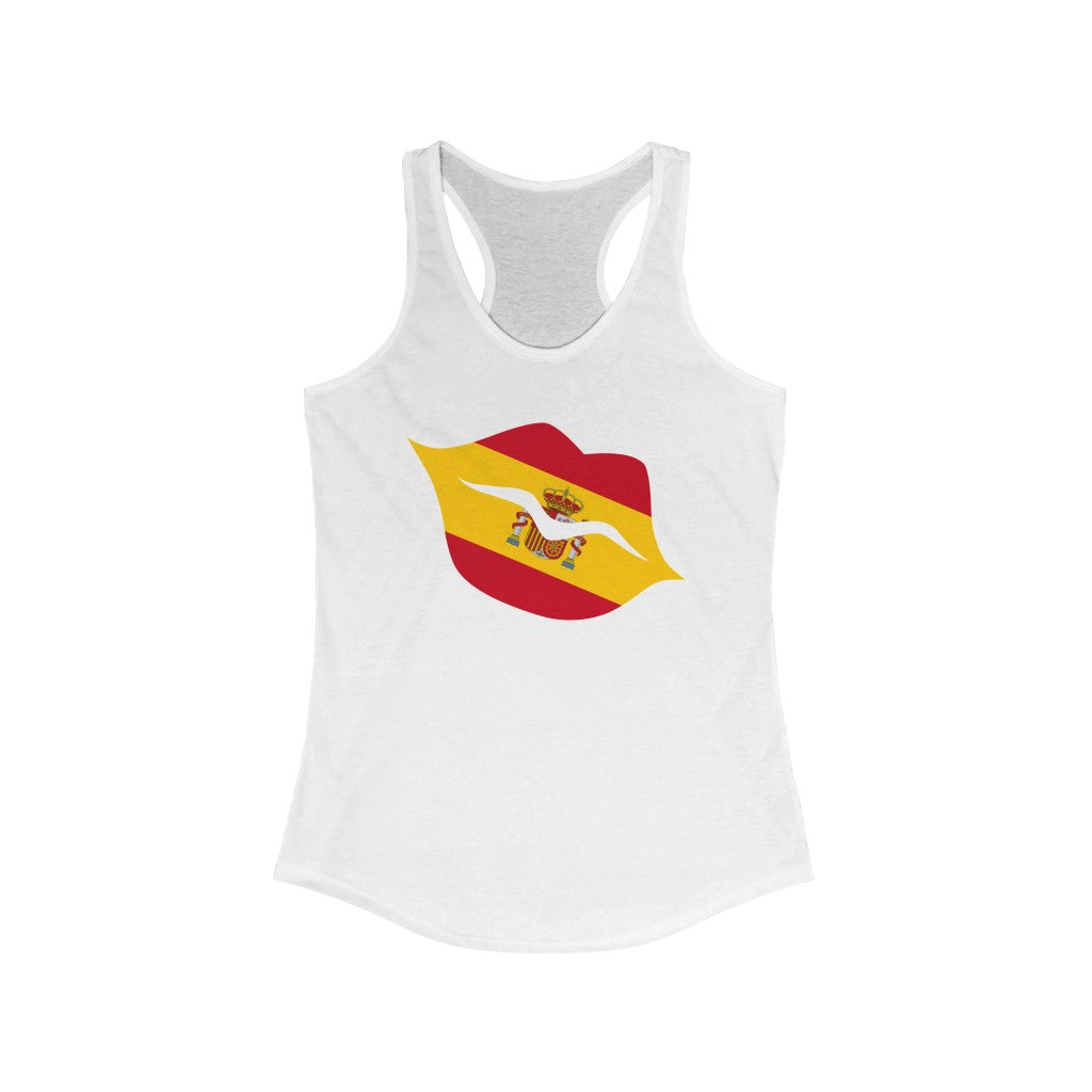 Spain Lips Flag Tank - Women